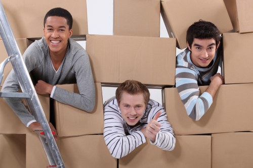 Secure storage facilities provided by Man and Van in London